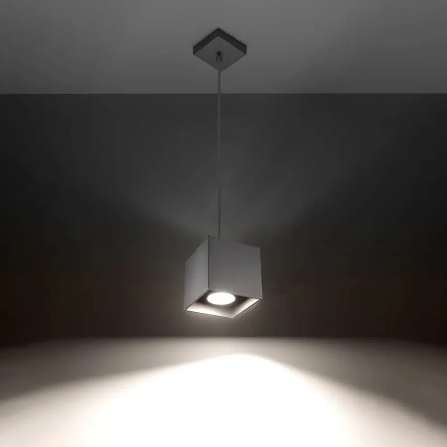 Lampa wisząca QUAD - szary