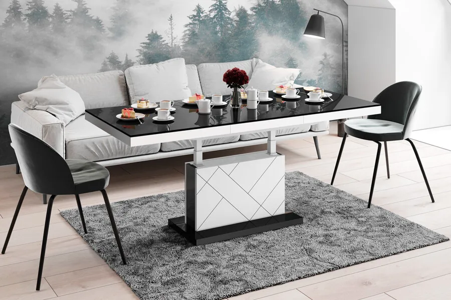 Ławostół MATERA MAX (super decor/dąb artisan / biały)