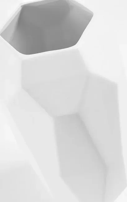 Wazon ceramiczny 18x38 - biały