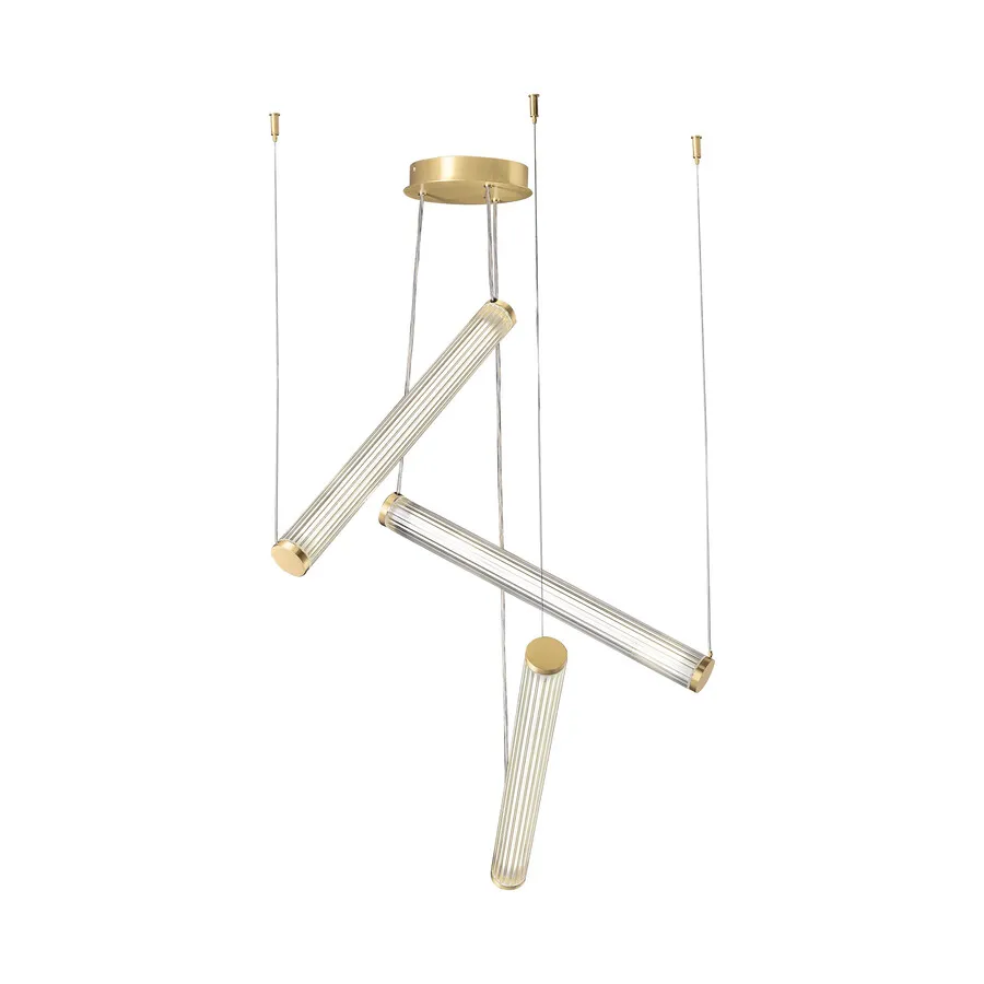 Lampa wisząca COMO 1234 - mosiądz