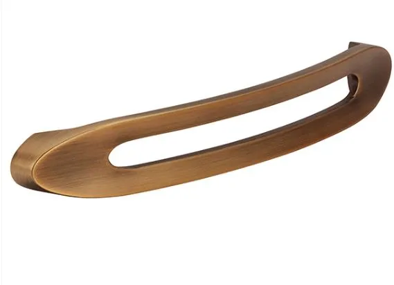 Uchwyt 2374 - mosiądz antyczny szczotkowany patynowany / rozstaw 160 mm