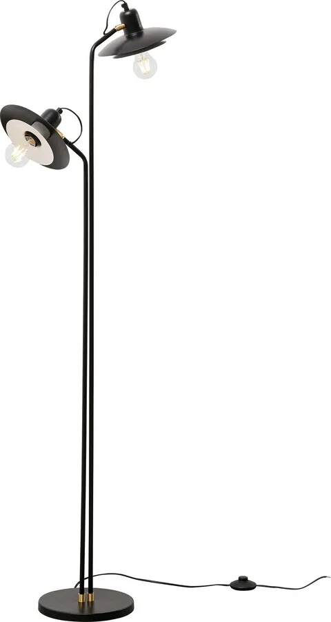 Lampa podłogowa SPEAKER DUO 149 - czarny