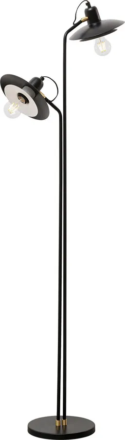 Lampa podłogowa SPEAKER DUO 149 - czarny