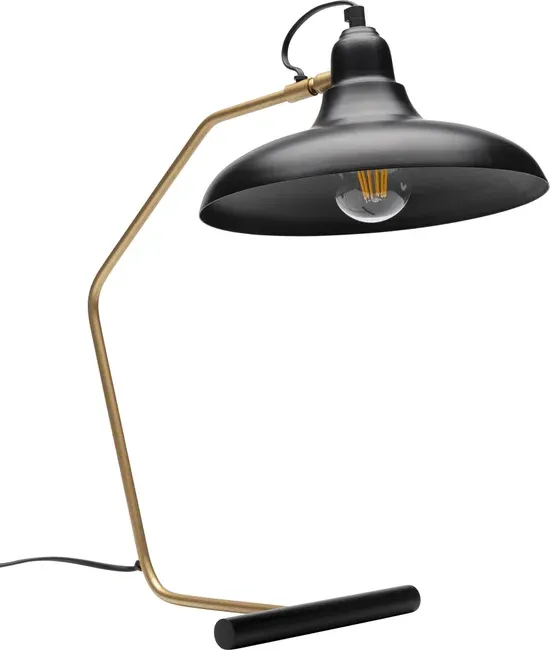 Lampa stołowa DORO 49 - czarny/złoty