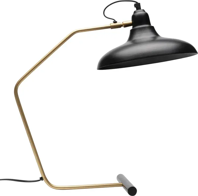 Lampa stołowa DORO 49 - czarny/złoty