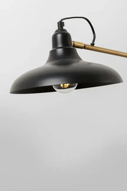 Lampa podłogowa DORO 130 - czarny/złoty