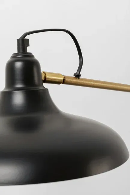 Lampa podłogowa DORO 130 - czarny/złoty