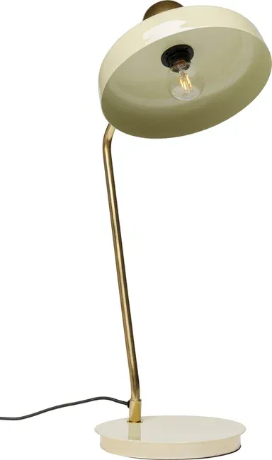 Lampa stołowa DEMI - jasnozielony/złoty