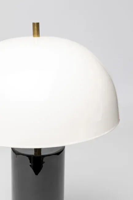 Lampa stołowa JOSY - biały/czarny