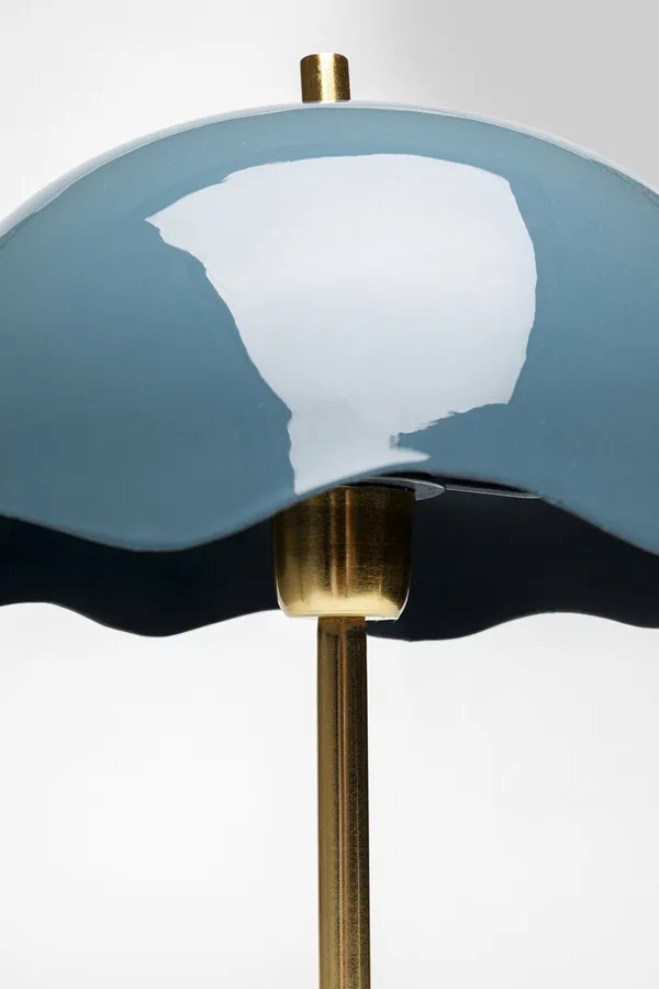Lampa stołowa LIA 50 - niebieski/biały marmur