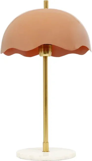 Lampa stołowa LIA 50 - różowy/biały marmur