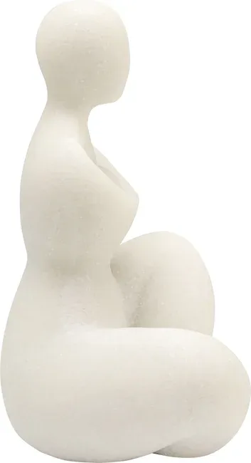 Figurka dekoracyjna SOFT WOMAN - beżowy