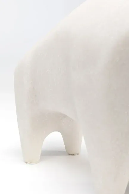 Figurka dekoracyjna SOFT BULL - beżowy