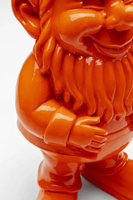Figurka dekoracyjna GNOME STANDING RAINBOW 46 - pomarańczowy
