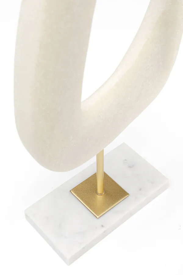 Figurka dekoracyjna SOFT SHAPE 18x52.5 - beżowy