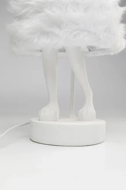 Lampa stołowa ANIMAL RABBIT 68 - biały/białe futro