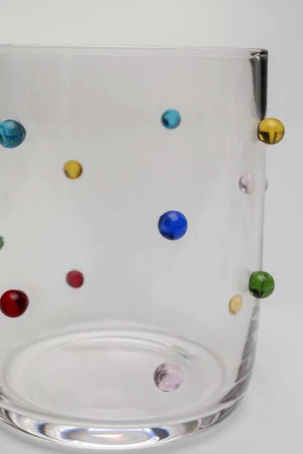 Szklanka PARTY DOTS - multikolor