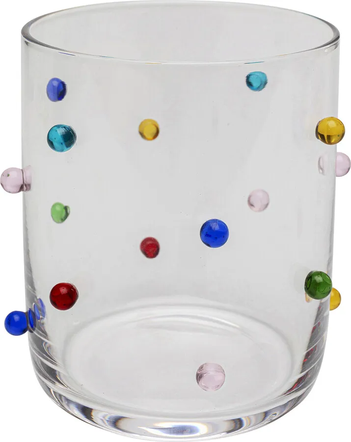 Szklanka PARTY DOTS - multikolor