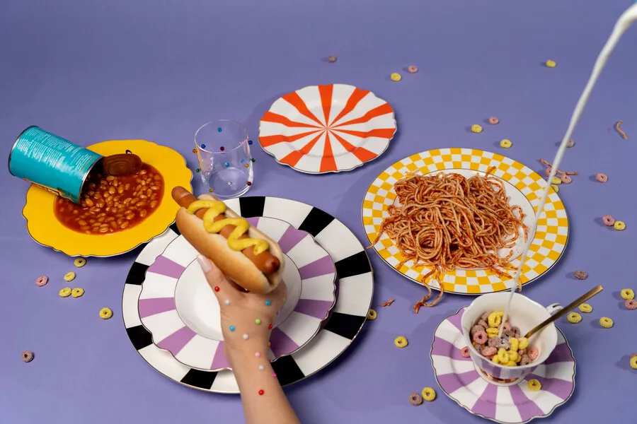Szklanka PARTY DOTS - multikolor