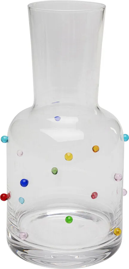 Karafka szklana PARTY DOTS - multikolor