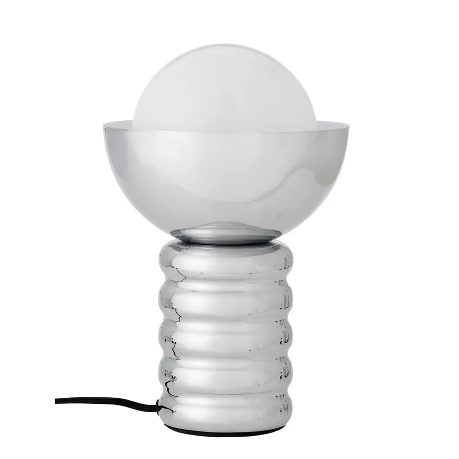 Spike Table lamp, Silver, Metal D20xH32 cm