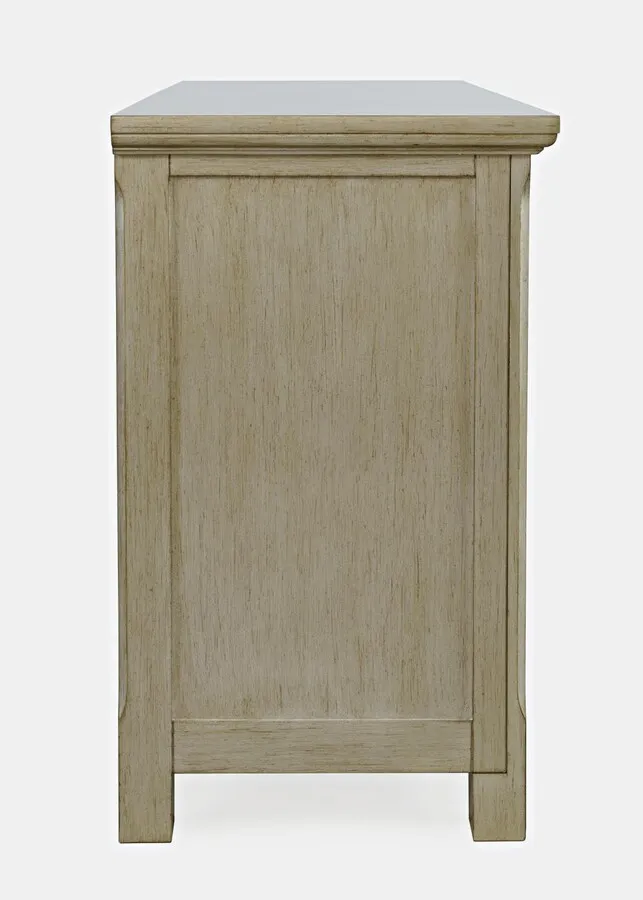 Komoda 3-drzwiowa AVOLA - złoty/lustrzany