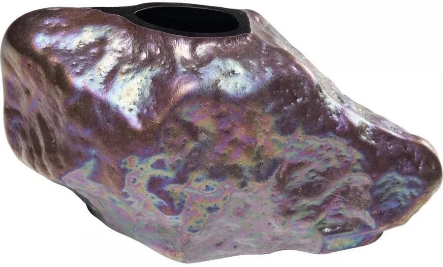 Wazon szklany LAVA 17 cm - wielokolorowy