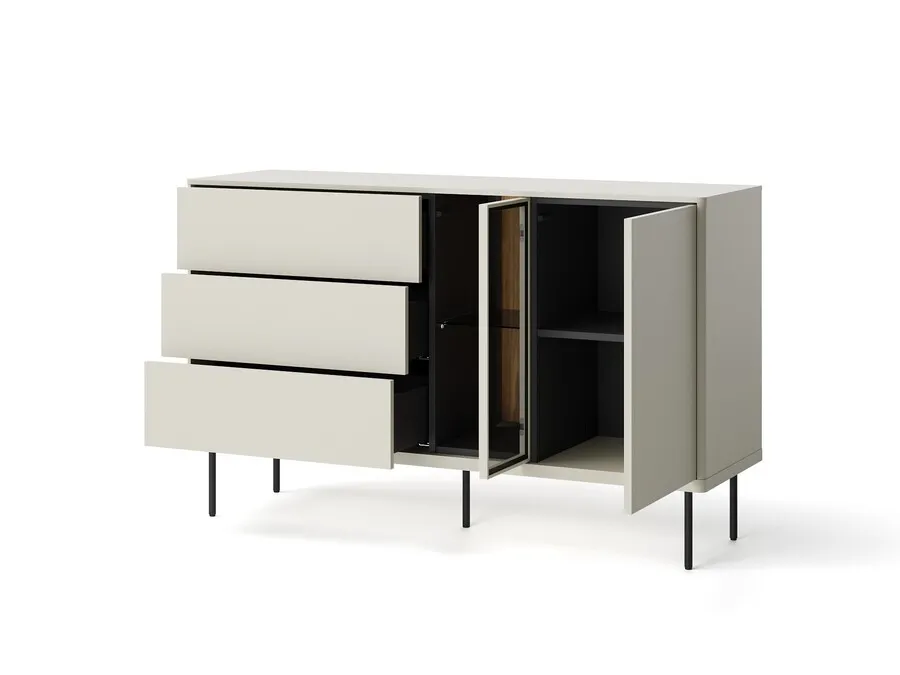 Komoda z oświetleniem EPIRO EP-03 134 cm - kaszmir