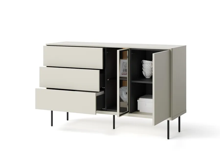 Komoda z oświetleniem EPIRO EP-03 134 cm - kaszmir