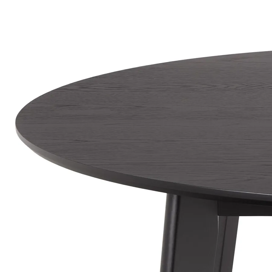 Stół okrągły ROXBY 120 - czarny