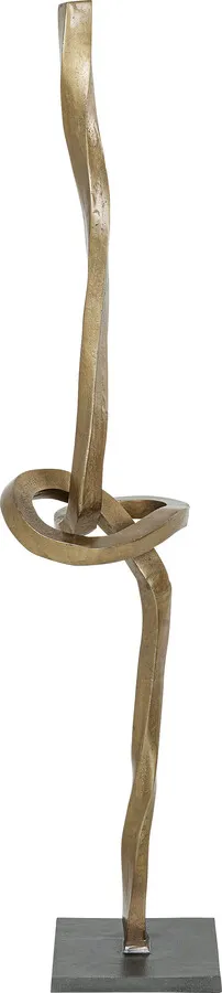Dekoracja stojąca XL KNOT - złoty