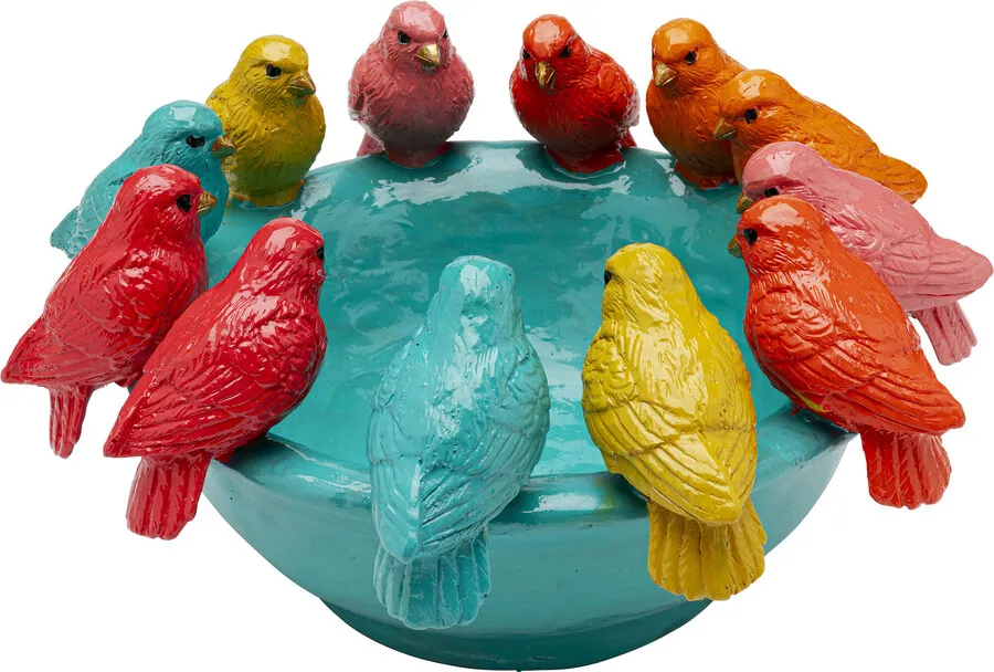 Miska dekoracyjna BIRDS GOSSIP - wielokolorowy
