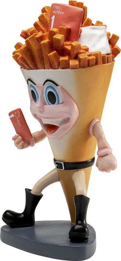 Figurka dekoracyjna FRENCH FRIES 22 cm - wielokolorowy