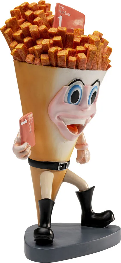 Figurka dekoracyjna FRENCH FRIES 22 cm - wielokolorowy