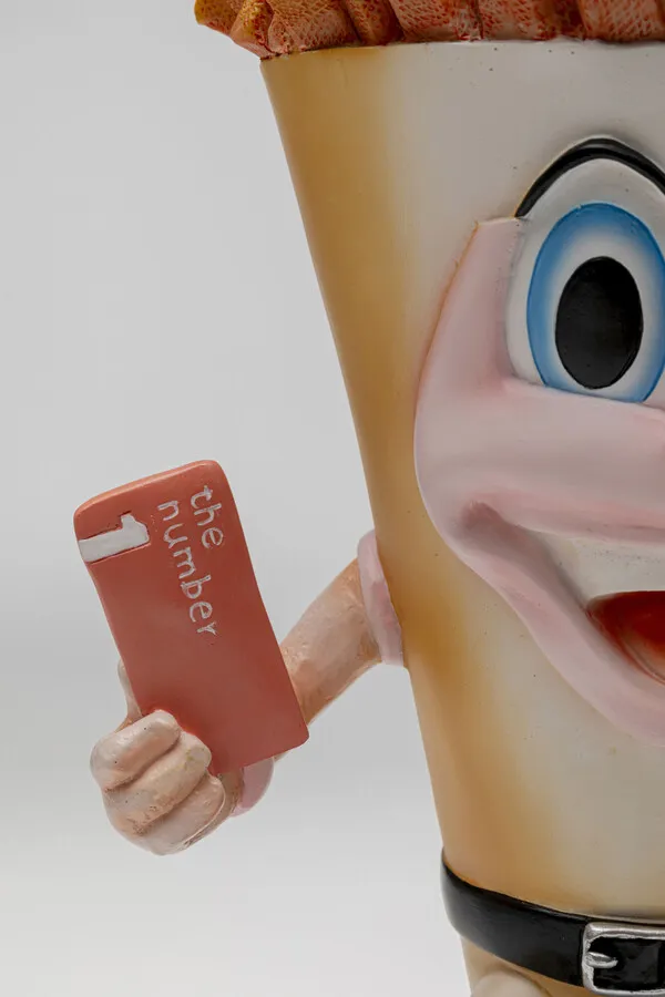 Figurka dekoracyjna FRENCH FRIES 22 cm - wielokolorowy