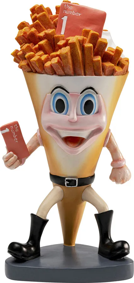 Figurka dekoracyjna FRENCH FRIES 22 cm - wielokolorowy