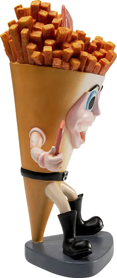 Figurka dekoracyjna FRENCH FRIES 22 cm - wielokolorowy