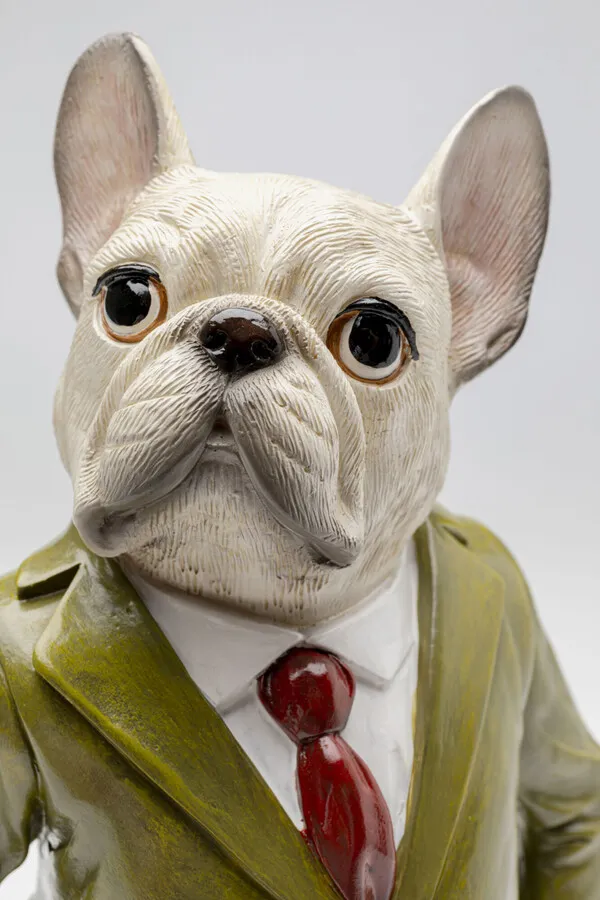 Figurka dekoracyjna GENTLEMAN DOG - wielokolorowy