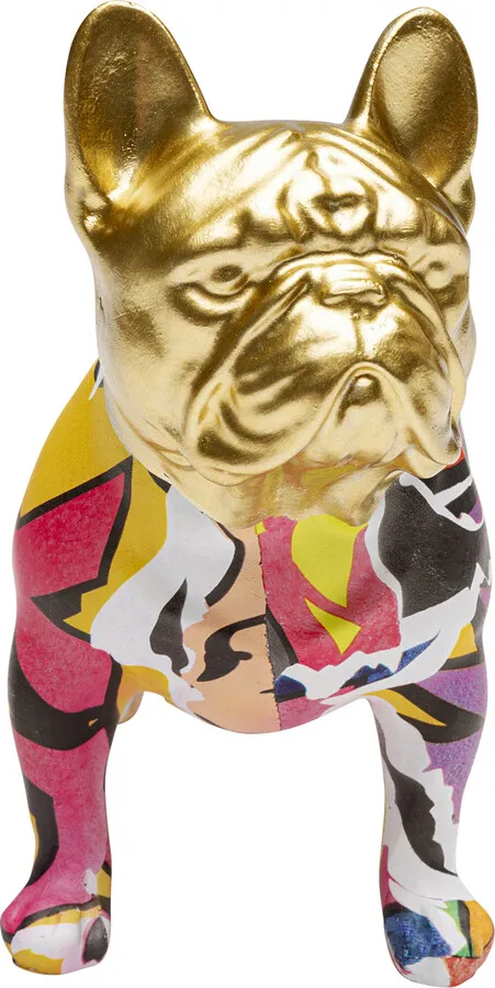 Figurka dekoracyjna GRAFFITI DOG 15 cm - wielokolorowy