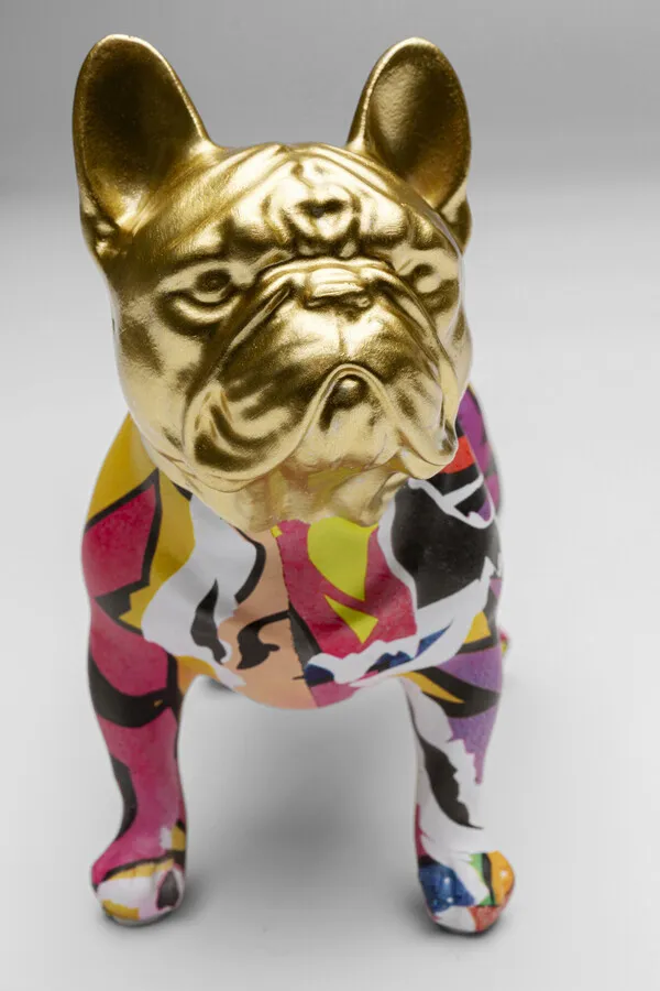 Figurka dekoracyjna GRAFFITI DOG 15 cm - wielokolorowy
