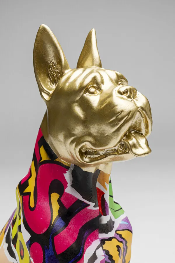Figurka dekoracyjna GRAFFITI DOG 31 cm - wielokolorowy