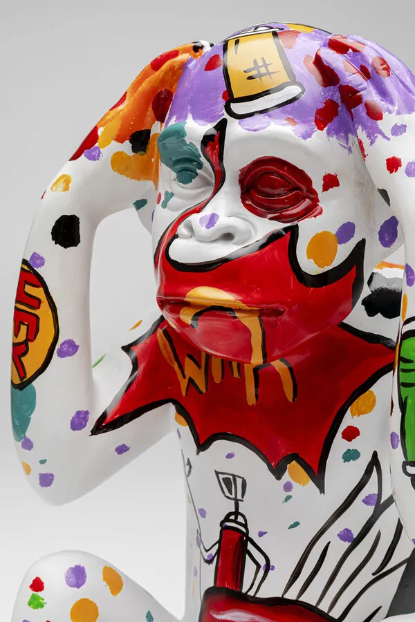 Figurka dekoracyjna GRAFFITI MONKEY 40 cm - wielokolorowy