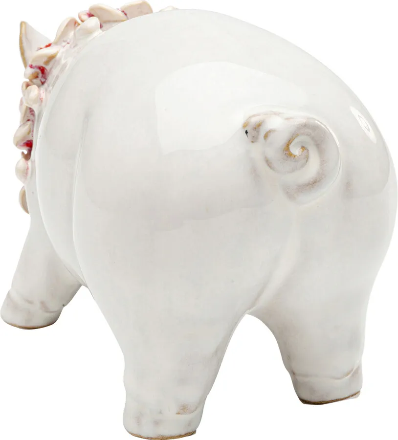 Figurka dekoracyjna HAWAII PIG 11 cm - biały