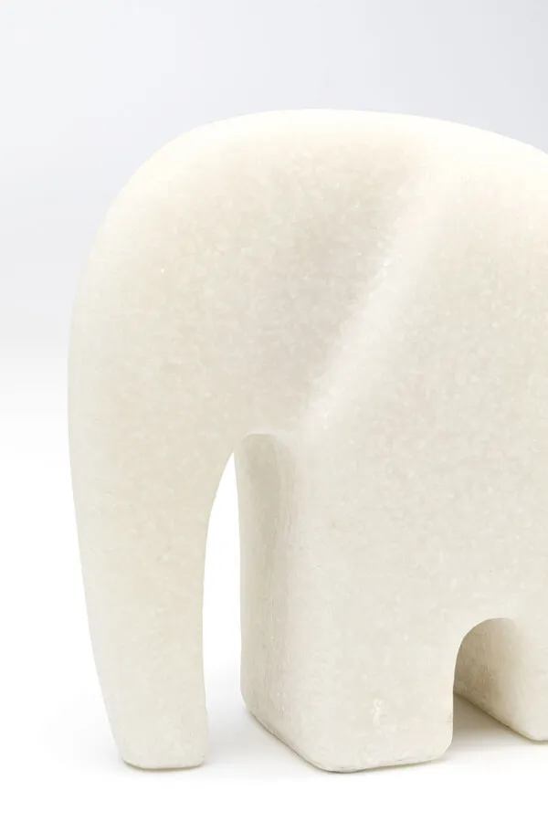 Figurka dekoracyjna SOFT ELEPHANT - piaskowy