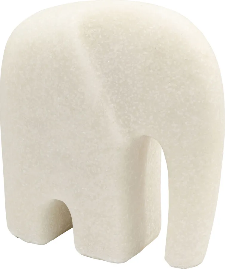 Figurka dekoracyjna SOFT ELEPHANT - piaskowy