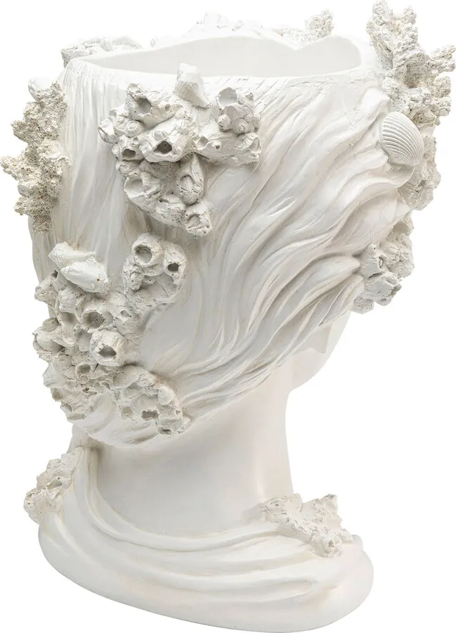 Wazon dekoracyjny CORAL LADY - biały