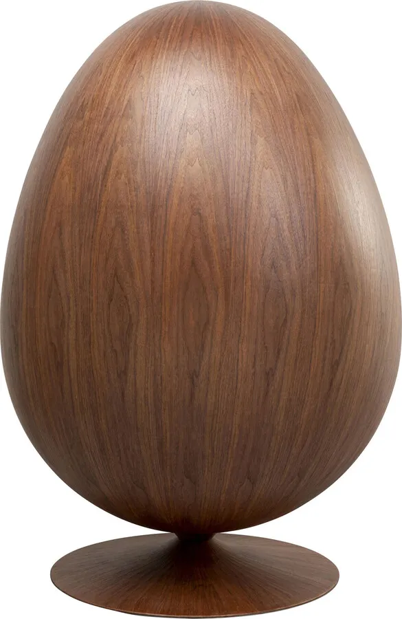 Fotel obrotowy EYE BALL - orzechowy
