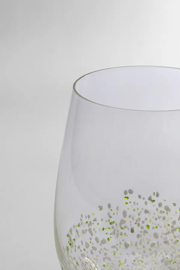 Kieliszek do wina CONFETTI 320 ml - zielony
