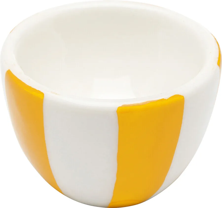 Zestaw 4 kieliszków na jajka COCINA STRIPES - wielokolorowy