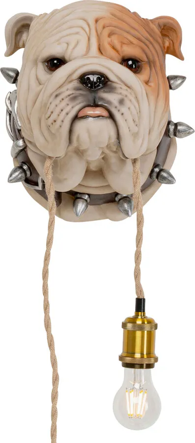 Lampa ścienna ANIMAL DOG HEAD - beżowy